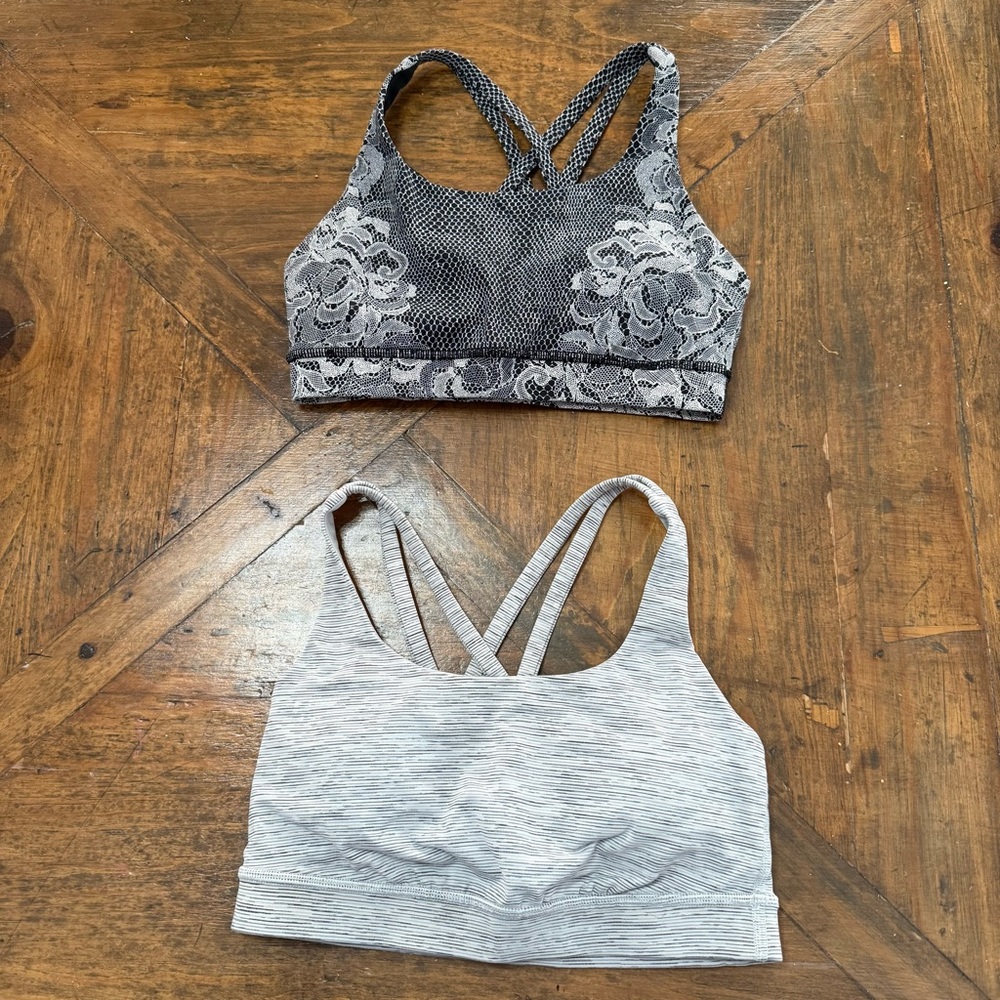 Lululemon Athletica Energy Sports Bra bundle (2) - size 4